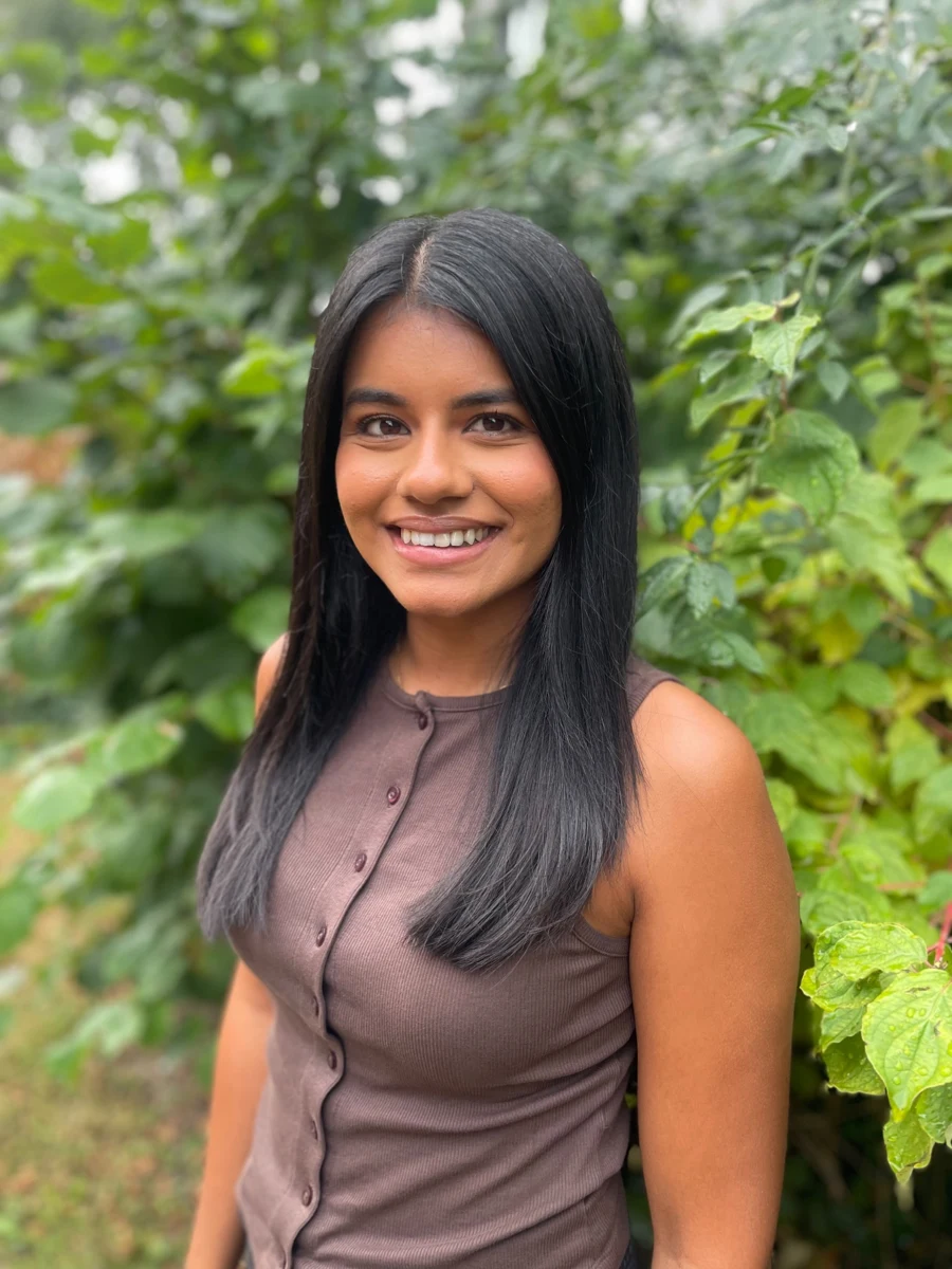 Jasmin Patel smiling outdoors
